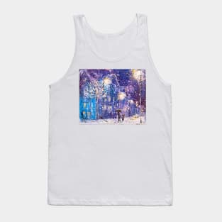 Snowfall At Night Tank Top